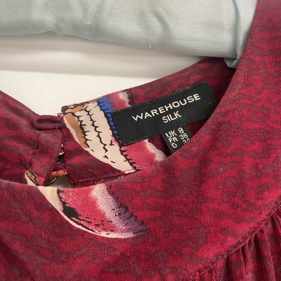 Women’s silk dress, US size 4 bought in the UK as a size 8 from Warehouse. - Picture 4 of 9